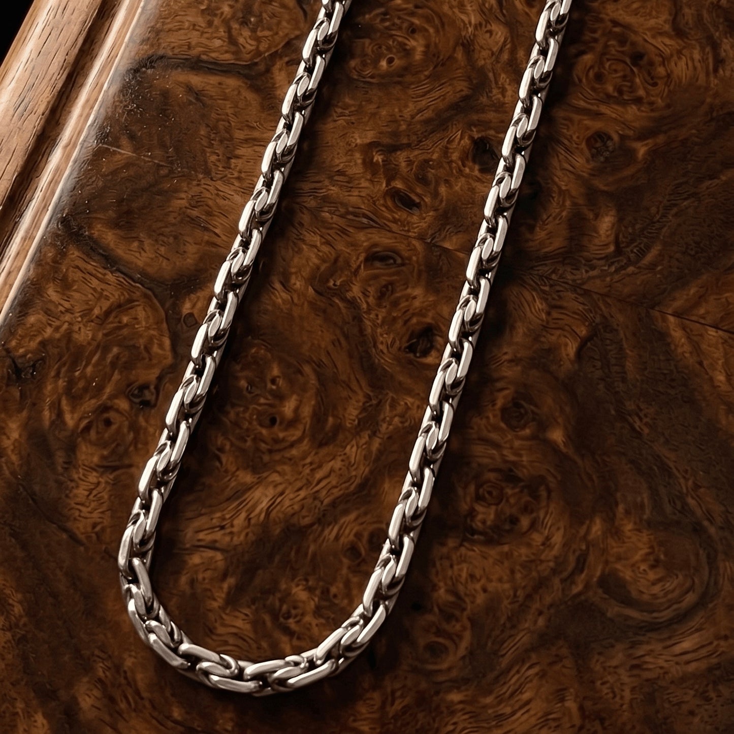 Срібний ланцюг Якірний біт | Silver Anchor Bit Chain | Масивний 925 Silver | Міцне плетіння |1018