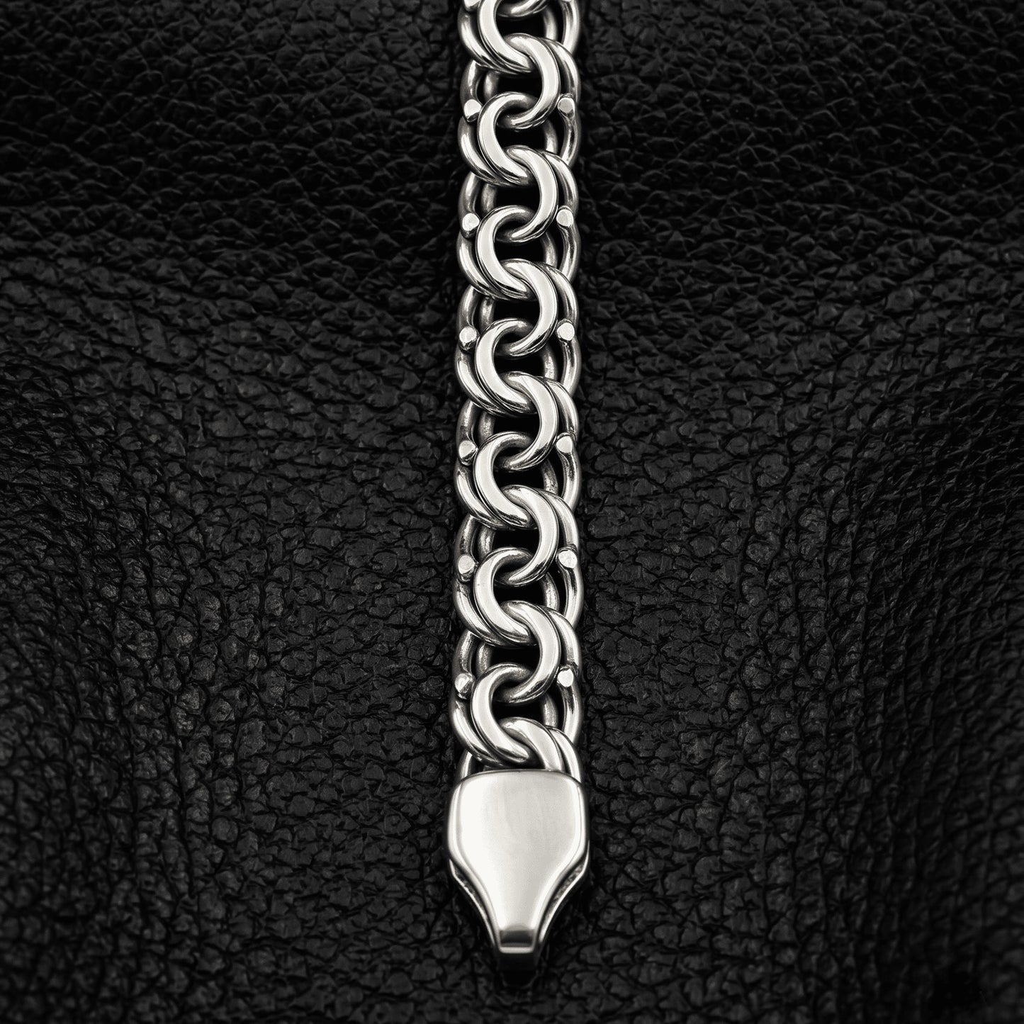 Massive Bismarck Chain in 925 Sterling Silver | Срібний ланцюжок Бісмарк ручної роботи|1017.8/1017.7