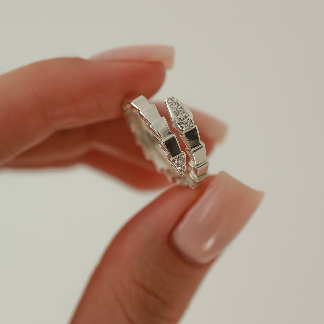 Срібна каблучка 925 • Мінімалізм | Sterling Silver Ring 925 | 529