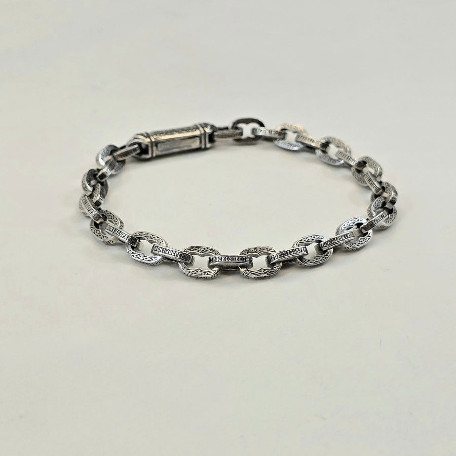 925 Sterling Silver Prayer Bracelet Save and Protect| Срібний браслет ручної роботи Спаси та збережи|661