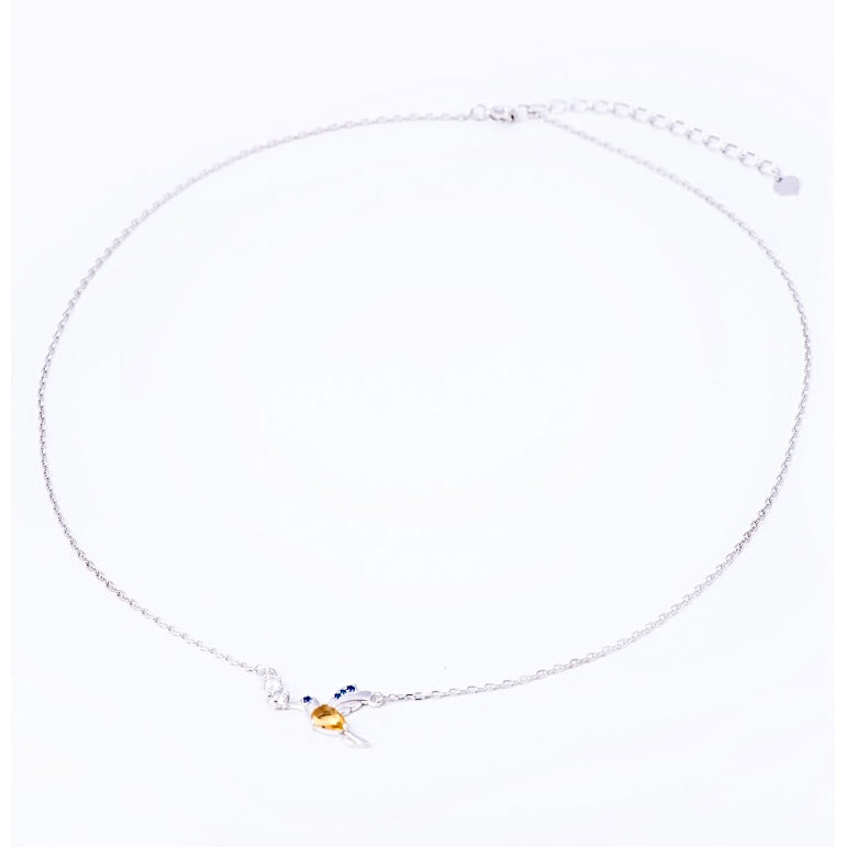 Срібне кольє Пташка Свободи 925 | Ukrainian Bird Silver Necklace | 615