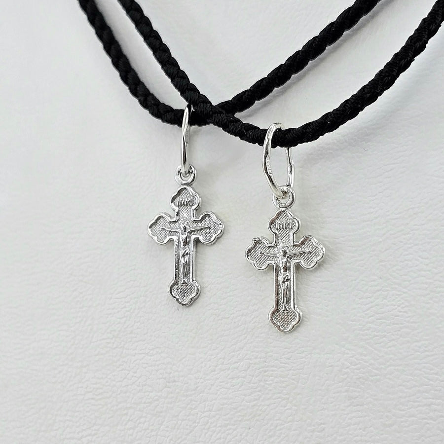 925 Sterling Silver Cross Pendant for Women & Children | Срібний хрестик для жінок і дітей|169