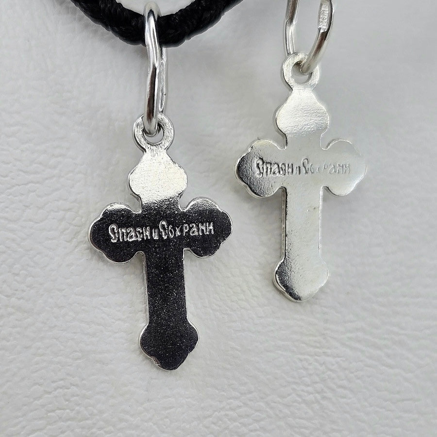 925 Sterling Silver Cross Pendant for Women & Children | Срібний хрестик для жінок і дітей|169