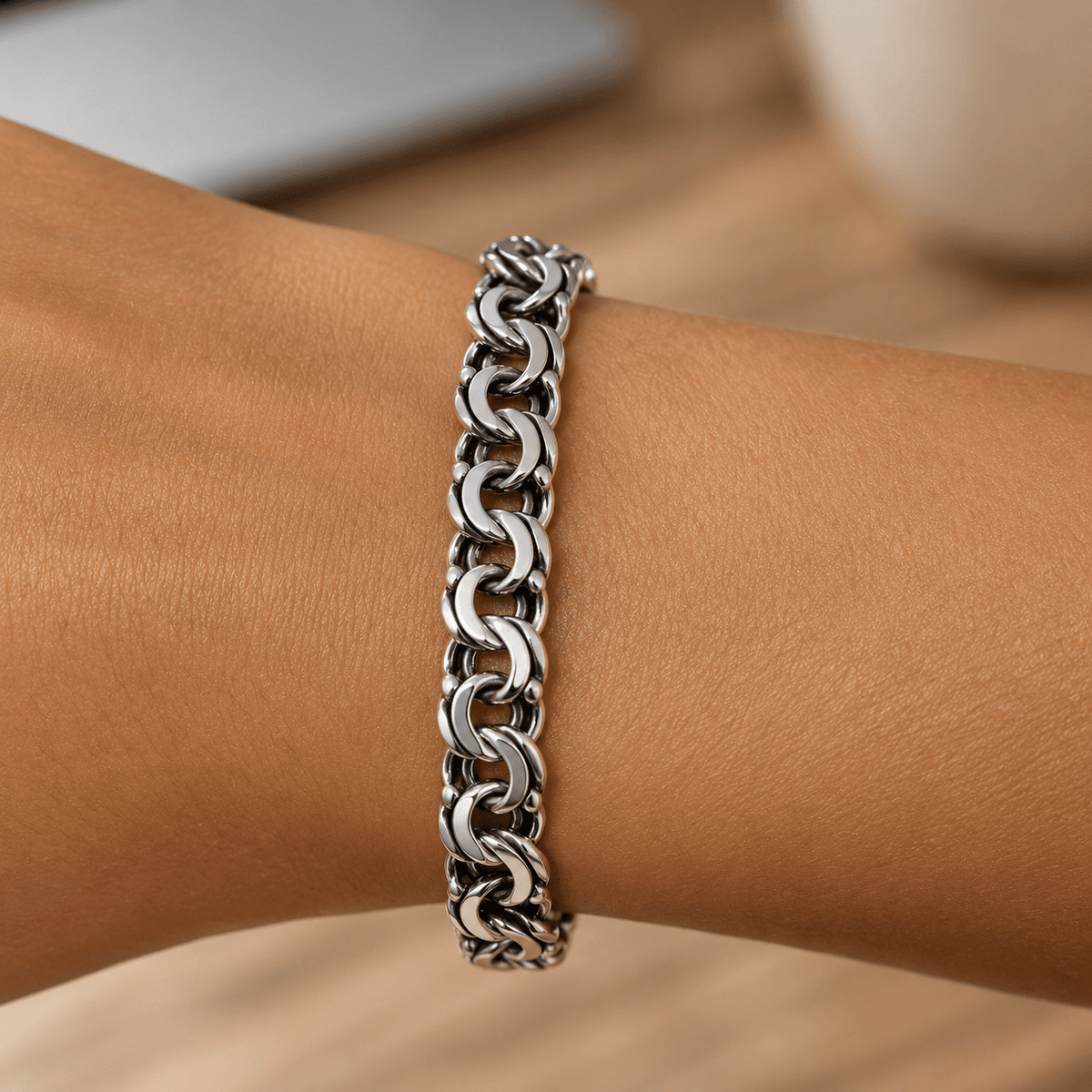 Срібний браслет Бісмарк 925 | Bismarck Silver Bracelet 925 | 2031.3