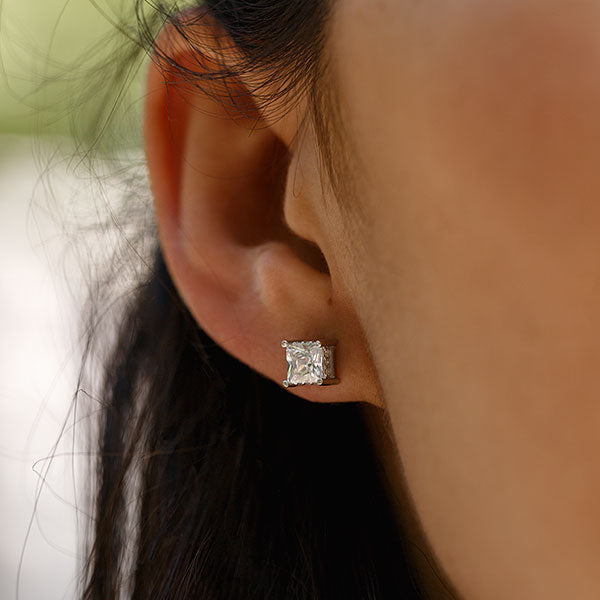 Срібні сережки 925 з фіанітами • Елоіз | Stud Earrings |20210
