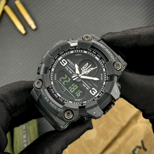 Men’s Ukrainian Tryzub Automatic Watch| Чоловічий автоматичний годинник із тризубом |001
